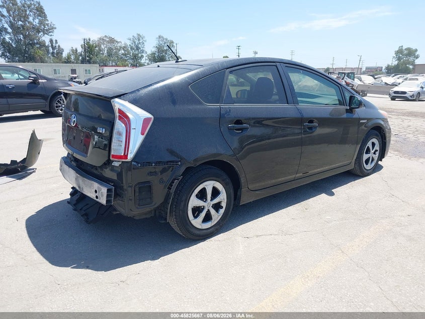 Vin: jtdkn3du0e1749956, lot: 46324548, toyota prius three 20144