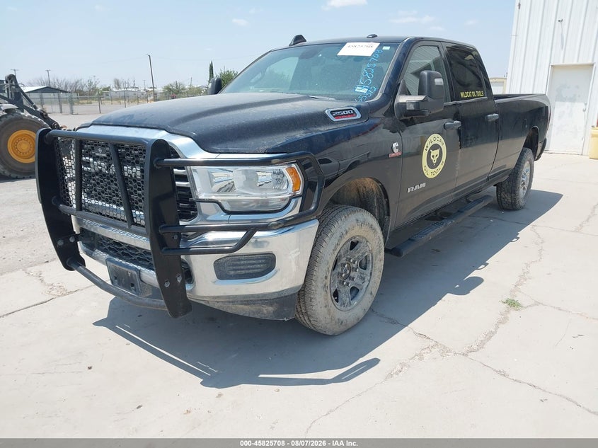 Vin: 3c6ur5jl0pg587097, lot: 46324589, ram 2500 lone star  4x4 8' box 20232