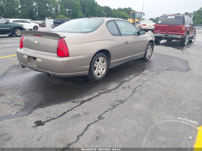 2006 CHEVROLET MONTE CARLO — zdjęcie 4