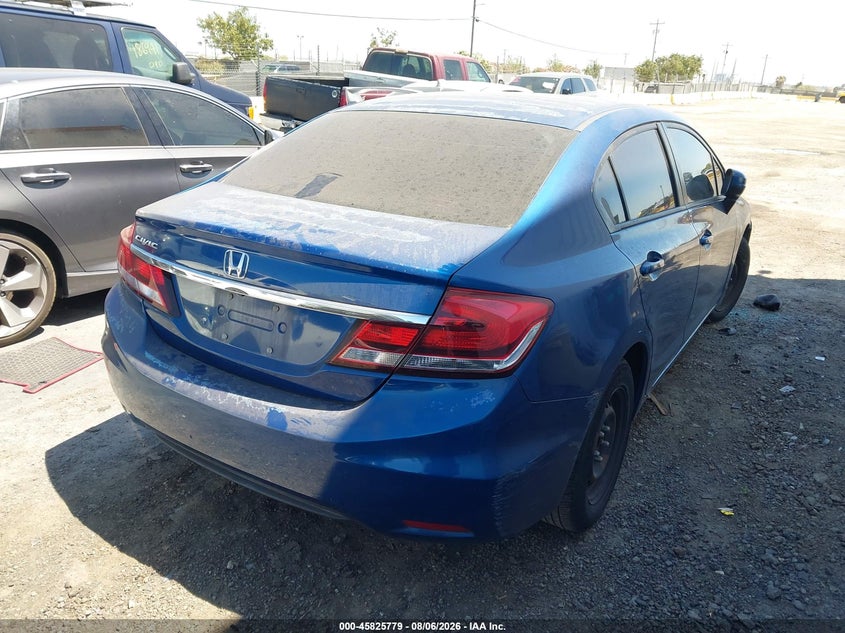 Vin: 19xfb2f59ee220092, lot: 46324660, honda civic lx 20144
