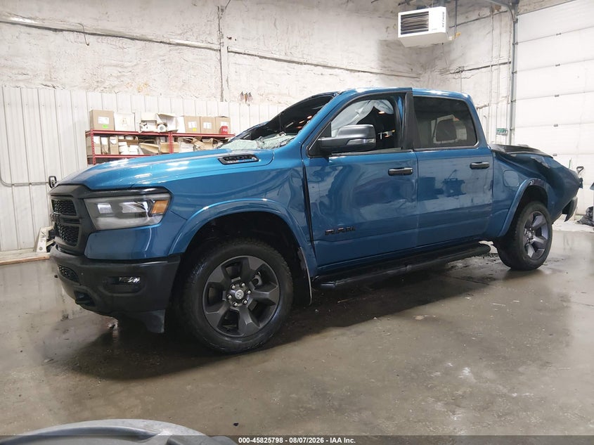Vin: 1c6srfftxrn233846, lot: 46324679, ram 1500 big horn  4x4 5'7 box 20242