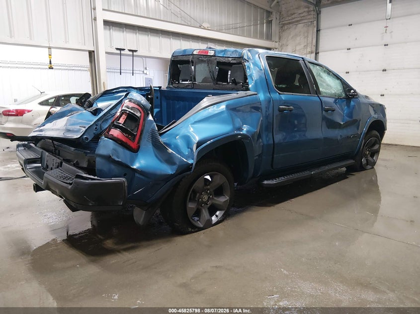 Vin: 1c6srfftxrn233846, lot: 46324679, ram 1500 big horn  4x4 5'7 box 20244