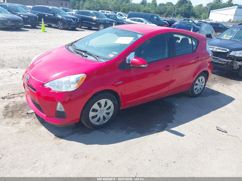 Vin: jtdkdtb36e1568387, lot: 46324696, toyota prius c two 20142