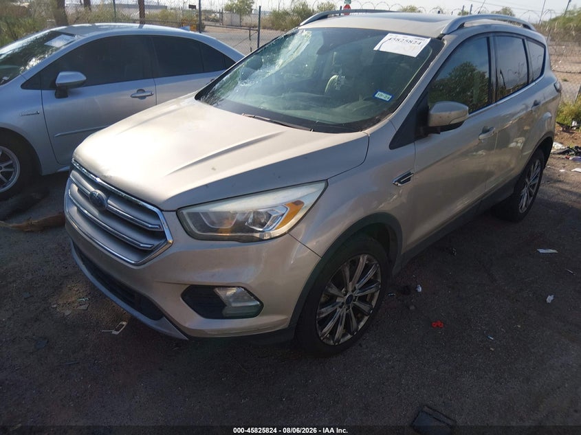 Vin: 1fmcu9j99hue18057, lot: 46324705, ford escape titanium 20172
