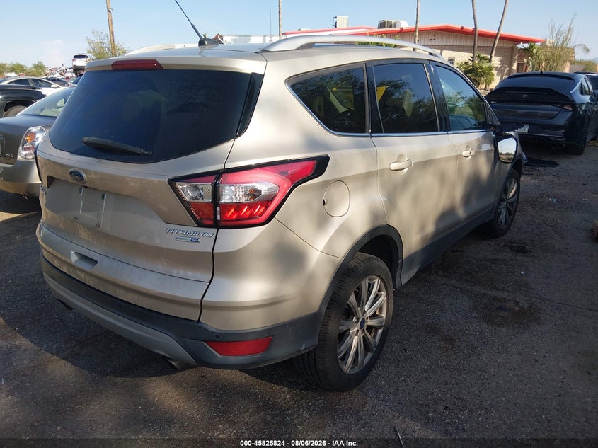 Vin: 1fmcu9j99hue18057, lot: 46324705, ford escape titanium 20174