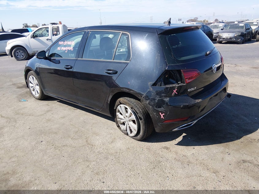Vin: 3vwg57au4mm006006, lot: 46324717, volkswagen golf 1.4t tsi 20213