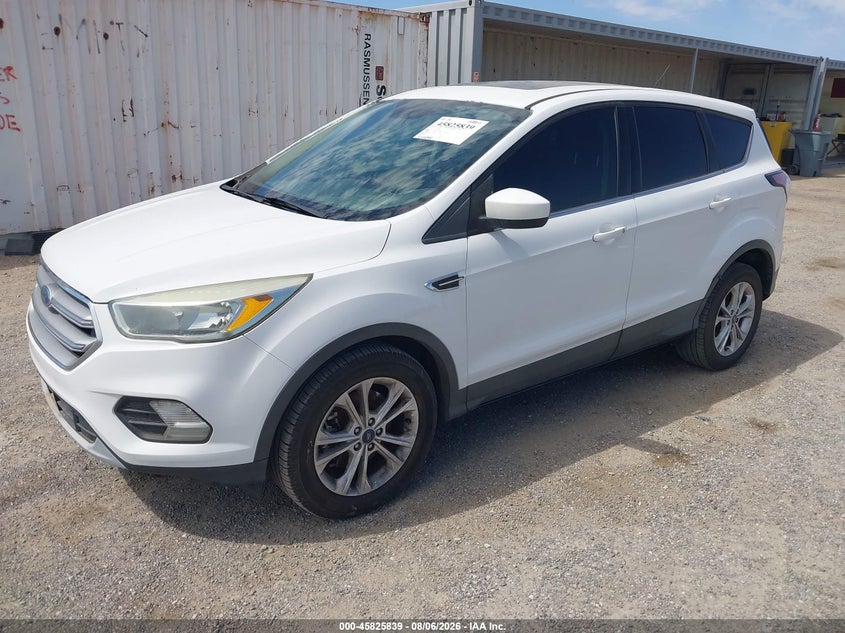 Vin: 1fmcu0g91hub04504, lot: 46324720, ford escape se 20172