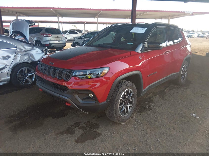 Vin: 3c4njddn7tt208559, lot: 46324727, jeep compass trailhawk 20262
