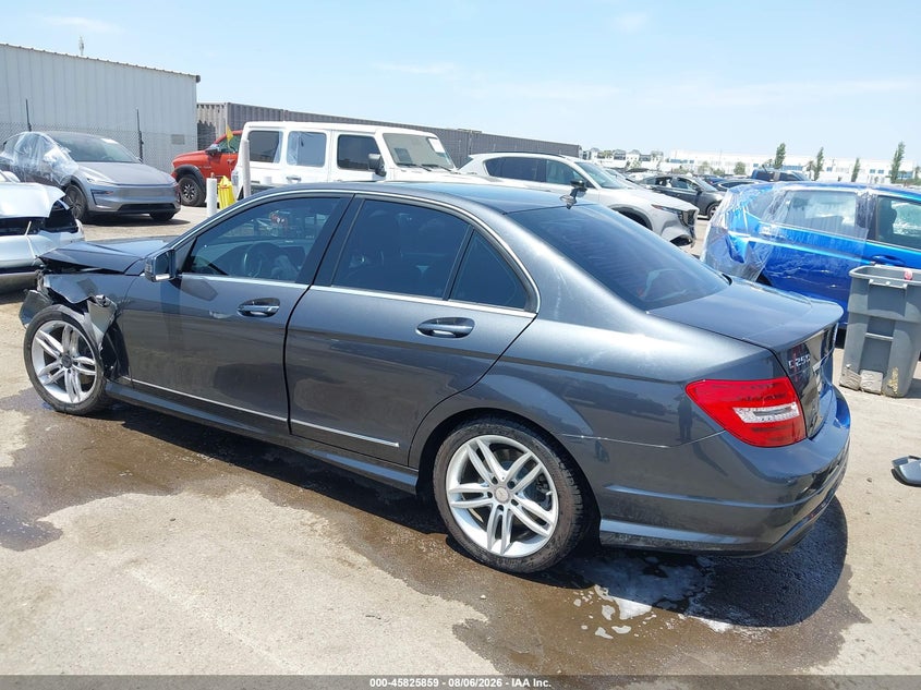 Vin: wddgf4hb1dr268265, lot: 46324740, mercedes-benz c 250 sport 20133