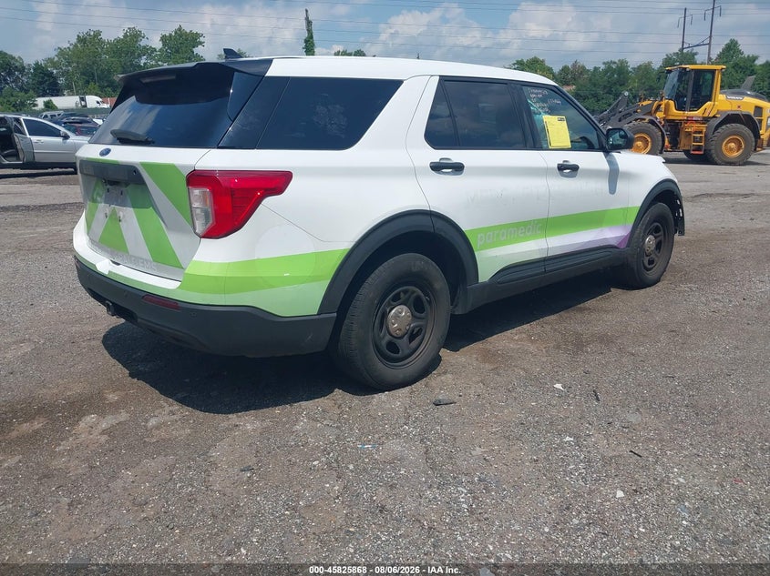 Vin: 1fm5k8ab8lga64129, lot: 46324749, ford police interceptor utility 20204
