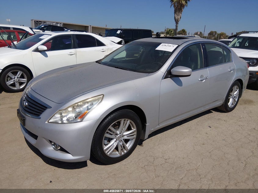 Vin: jn1dv6ap9cm811801, lot: 46324752, infiniti g25 journey 20122