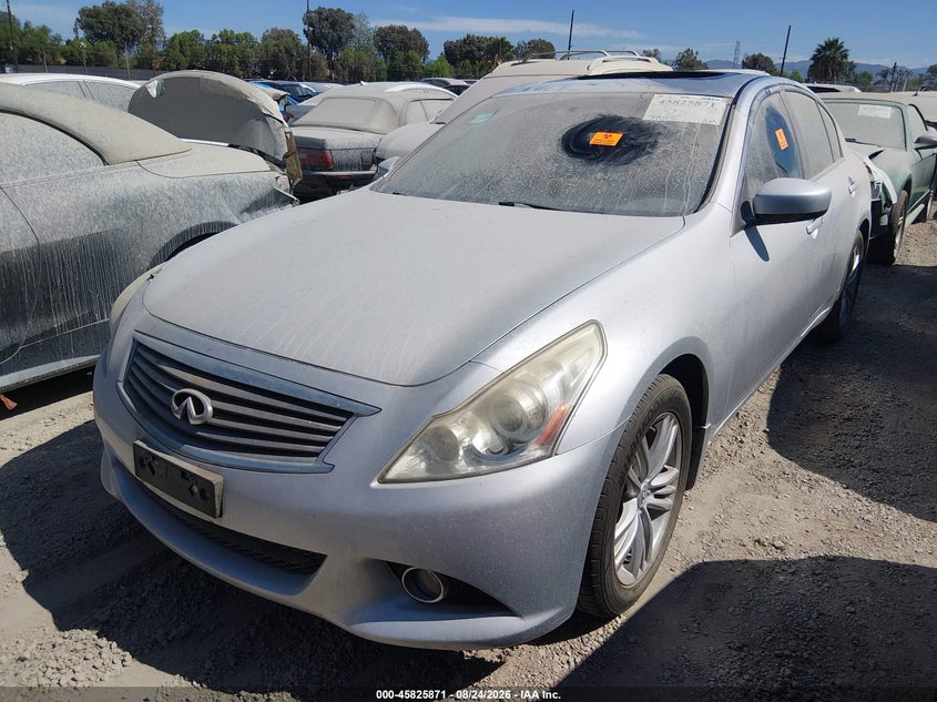 Vin: jn1dv6ap9cm811801, lot: 46324752, infiniti g25 journey 20122