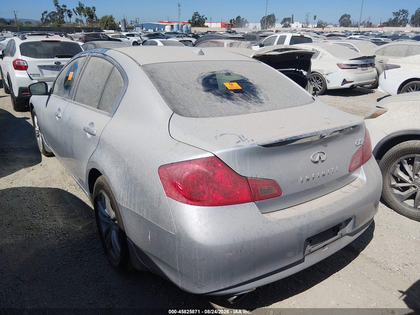 Vin: jn1dv6ap9cm811801, lot: 46324752, infiniti g25 journey 20123