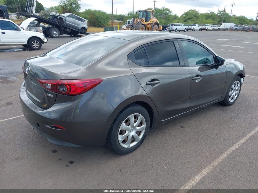 Vin: 3mzbm1u79fm176185, lot: 46324765, mazda mazda3 i sport 20154