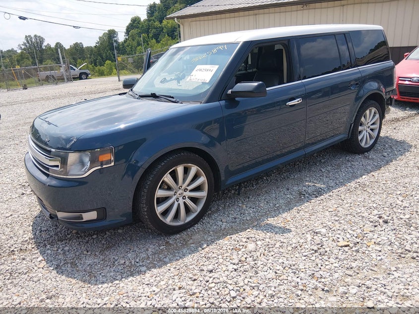 Vin: 2fmhk6c83gba00497, lot: 46324775, ford flex sel 20162