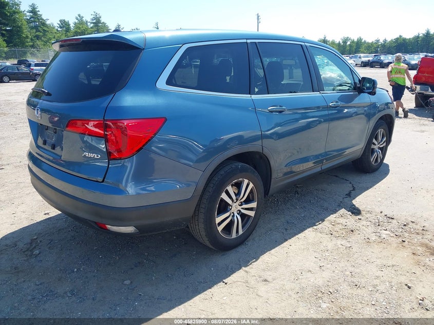 Vin: 5fnyf6h58gb013210, lot: 46324781, honda pilot ex-l 20164