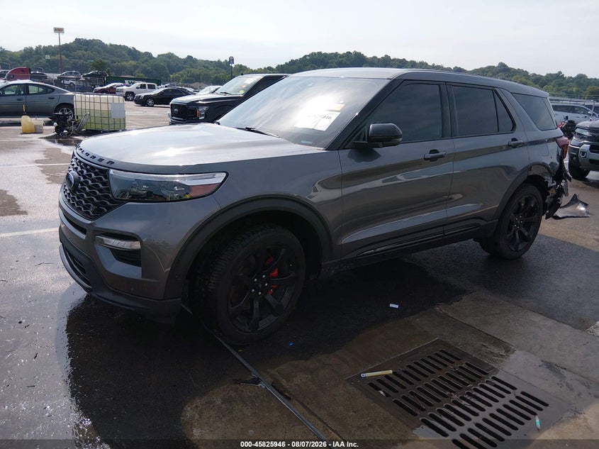 Vin: 1fm5k8gcxmgb30410, lot: 46324827, ford explorer st 20212