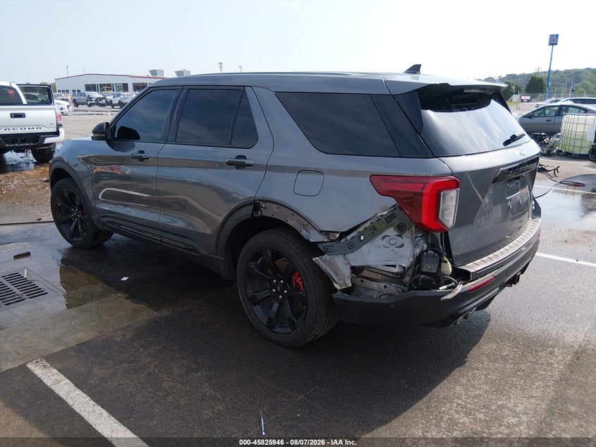 Vin: 1fm5k8gcxmgb30410, lot: 46324827, ford explorer st 20213