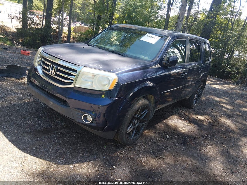 Vin: 5fnyf3h56eb002265, lot: 46324830, honda pilot ex-l 20142