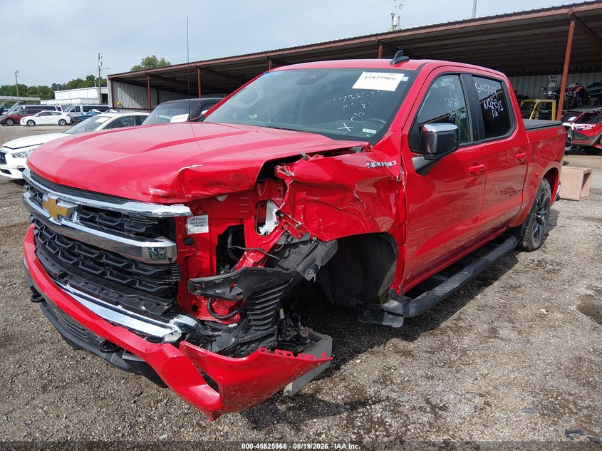 Vin: 1gcpdkek6rz264020, lot: 46324847, chevrolet silverado 1500 4wd  short bed lt with 2fl 20242