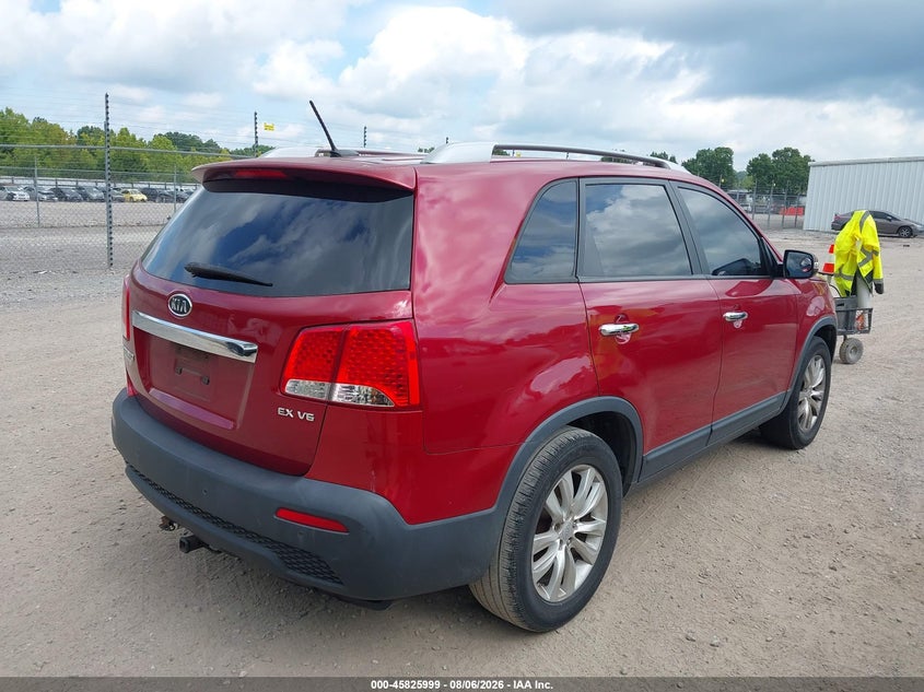 Vin: 5xyku4a29bg071621, lot: 46324880, kia sorento ex v6 20114