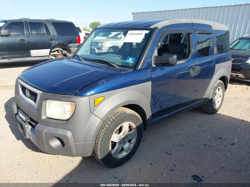 2003 Honda Element, Обычный износ, IAAI, VIN 5J6YH28513L043430 — фото 2
