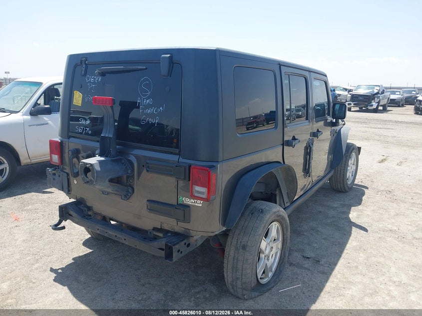 JEEP WRANGLER UNLIMITED 2016 VIN 1C4BJWFG7GL179322