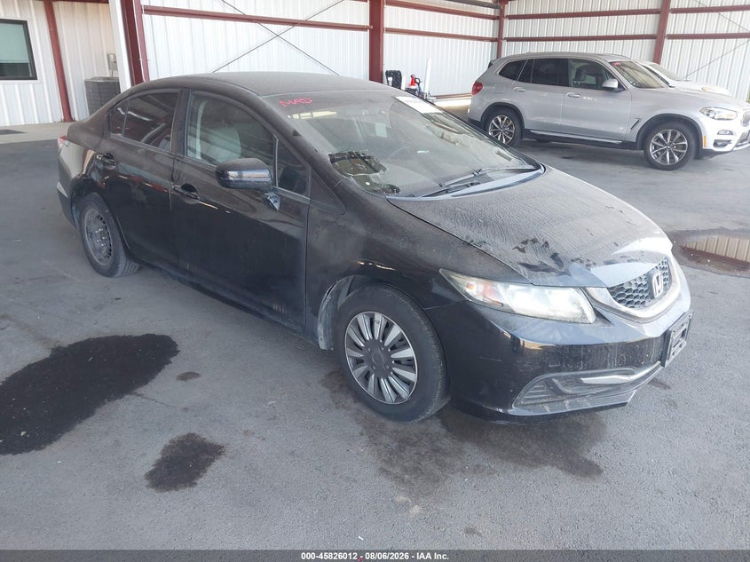 Vin: 19xfb2f54ee249077, lot: 46324893, honda civic lx 2014 img_1