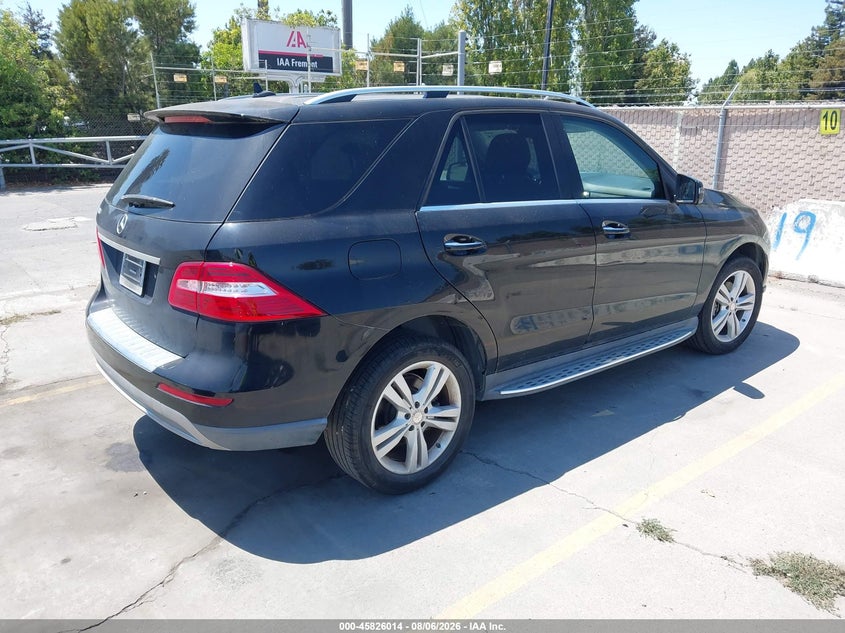 Vin: 4jgda5jb1fa487901, lot: 46324895, mercedes-benz ml 350 20154