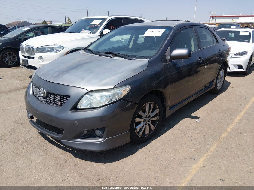 2010 Toyota Corolla, Обычный износ, IAAI, VIN 1NXBU4EE0AZ238347 — фото 2