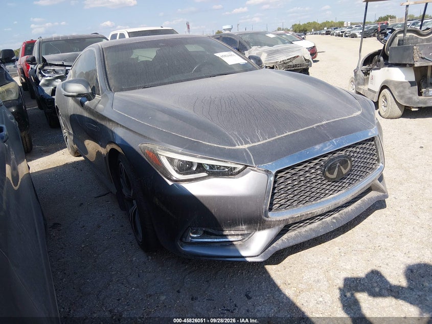 Vin: jn1ev7ek7km230417, lot: 46324932, infiniti q60 3.0t luxe 20191