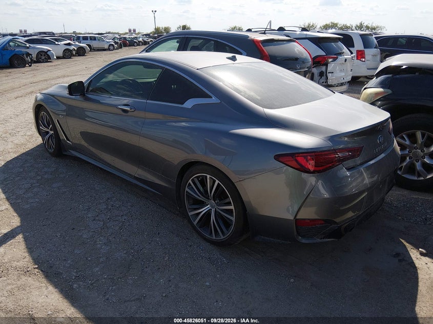 Vin: jn1ev7ek7km230417, lot: 46324932, infiniti q60 3.0t luxe 20193