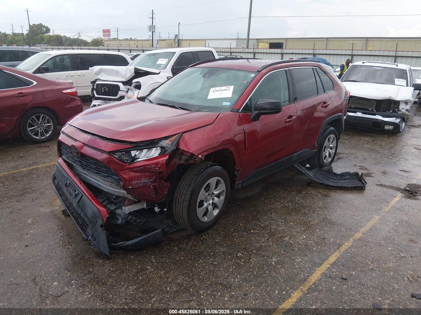 Vin: 2t3h1rfv8mw152276, lot: 46324942, toyota rav4 le 20212
