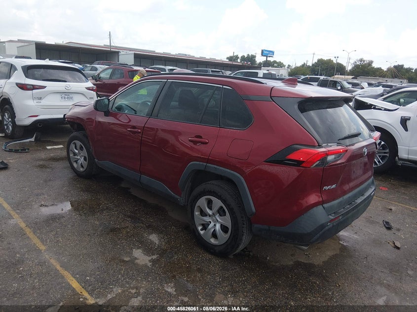 Vin: 2t3h1rfv8mw152276, lot: 46324942, toyota rav4 le 20213