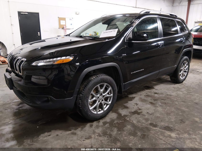 Vin: 1c4pjmlx7jd607695, lot: 46324956, jeep cherokee latitude plus 4x4 20182