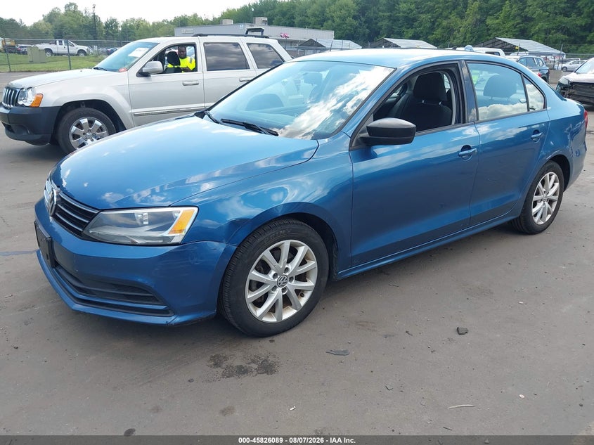 Vin: 3vwd17aj7fm239840, lot: 46324970, volkswagen jetta 1.8t se 20152