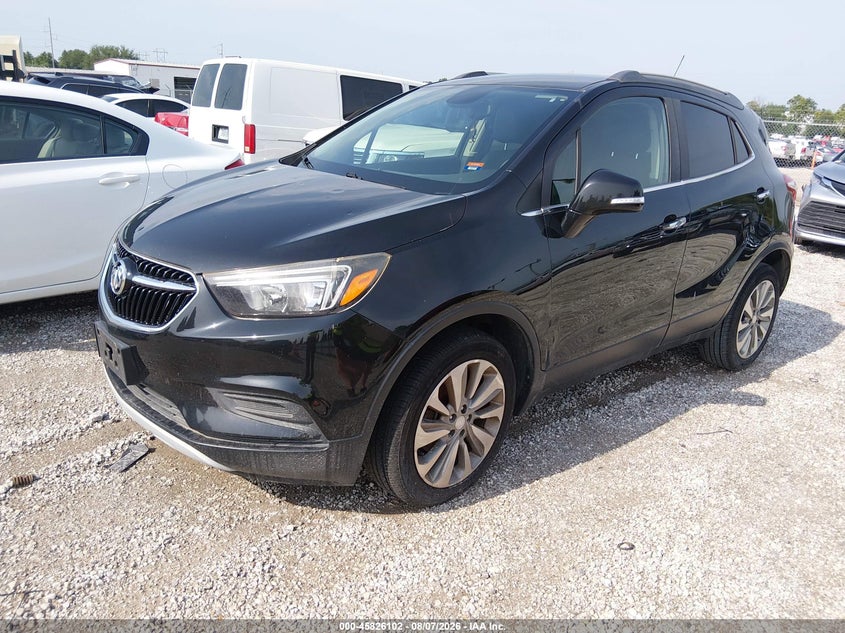 Vin: kl4cjasb0hb044508, lot: 46324983, buick encore preferred 20172