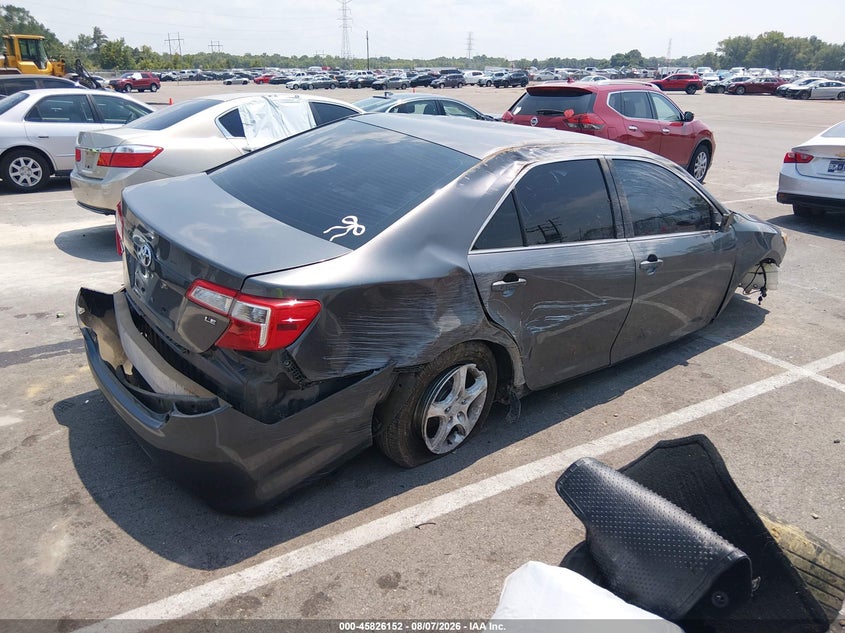 Vin: 4t1bf1fk3eu357819, lot: 46325033, toyota camry le 20144
