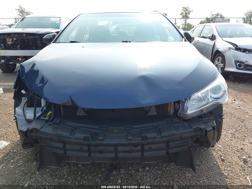 2016 TOYOTA CAMRY SEDAN 2.5L I-4 DOHC, VVT, 178HP