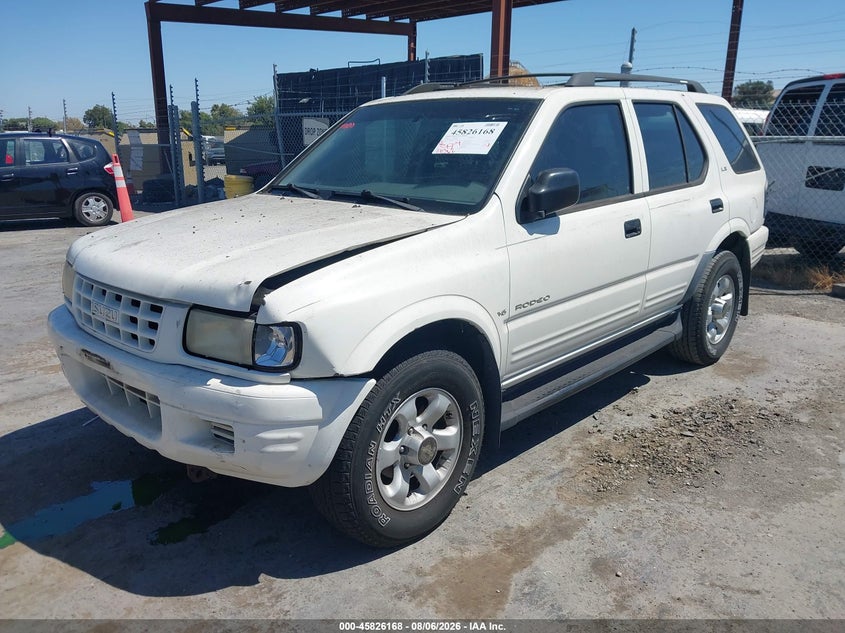 1999 Isuzu Rodeo Ls/Lse/S, Front End, IAAI, VIN 4S2CM58WXX4311496 — photo 2