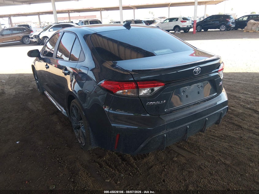 Vin: 5yfs4mce1sp218601, lot: 46325067, toyota corolla se 20253