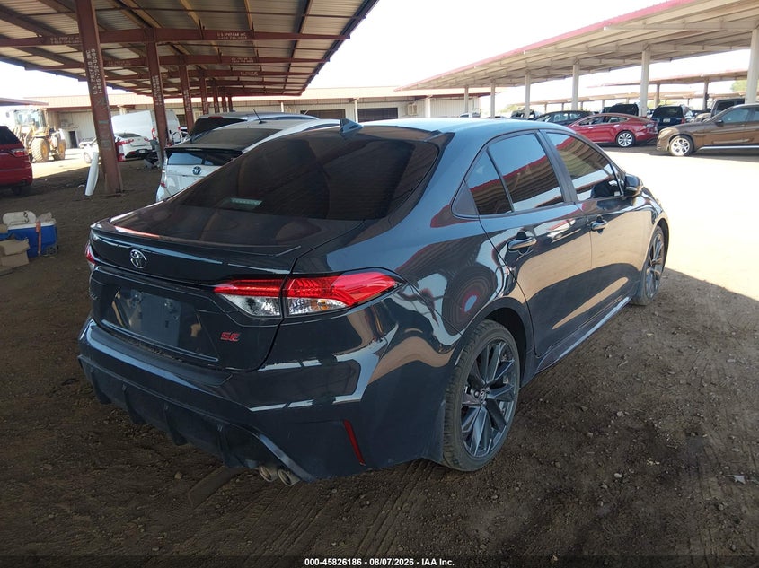 Vin: 5yfs4mce1sp218601, lot: 46325067, toyota corolla se 20254