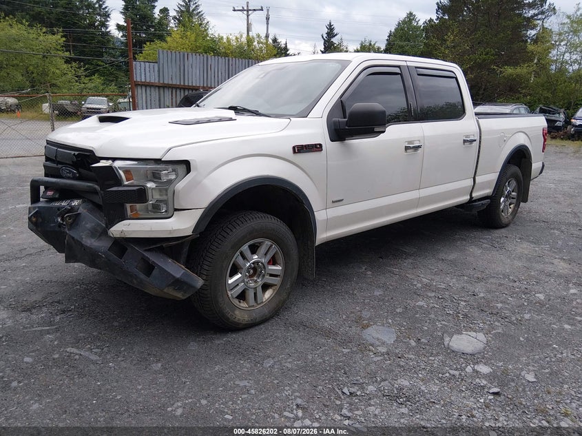 Vin: 1ftfw1eg9ffa07569, lot: 46325083, ford f-150 lariat 20152
