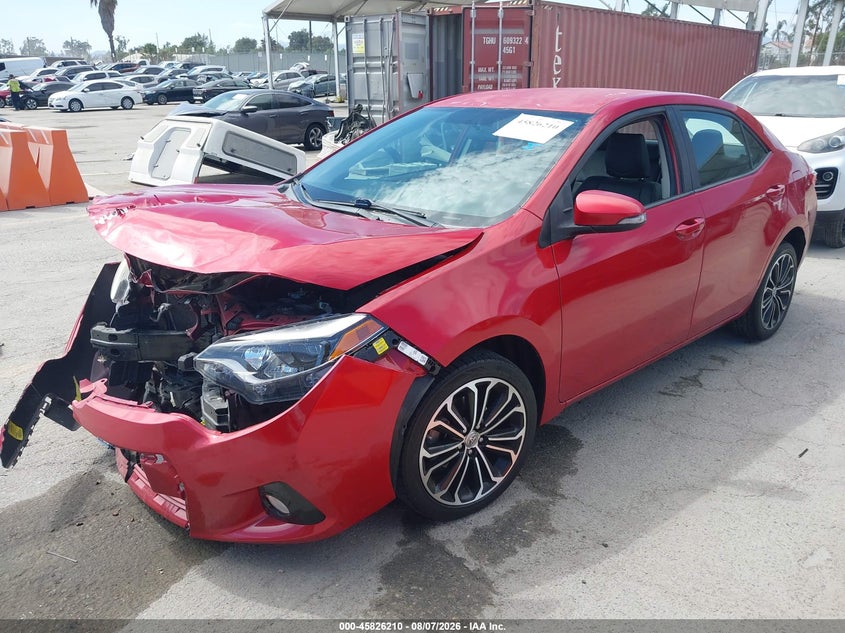 2014 TOYOTA COROLLA SEDAN 1.8L I-4 DOHC, VVT, 132HP