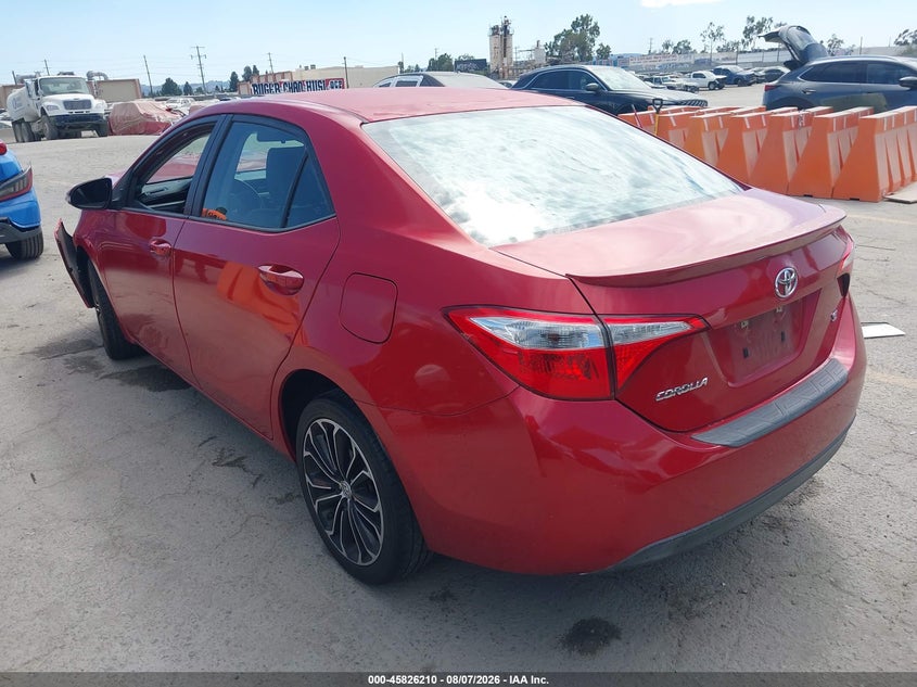 2014 TOYOTA COROLLA SEDAN 1.8L I-4 DOHC, VVT, 132HP