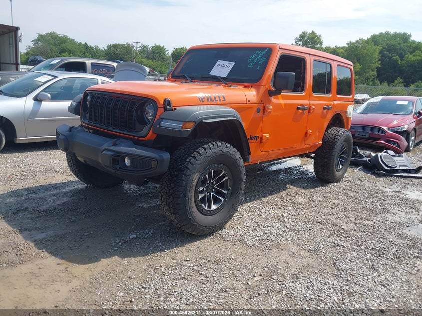 Vin: 1c4rjxdg5sw622016, lot: 46325092, jeep wrangler 4-door willys 4x4 20252