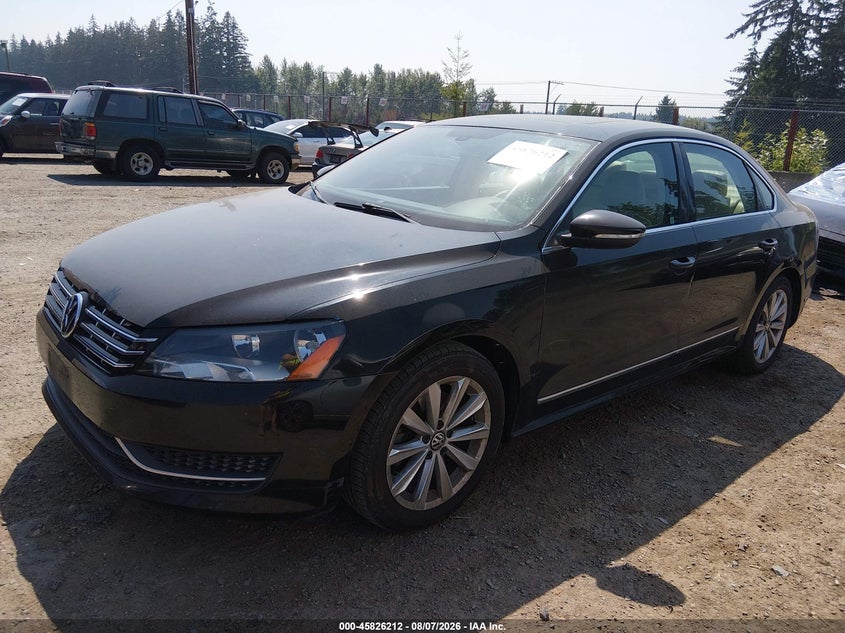 2012 Volkswagen Passat, Normal Wear & Tear, IAAI, VIN 1VWCP7A35CC033568 — photo 2