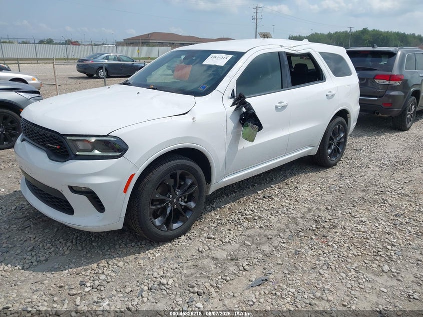 Vin: 1c4rdjdg1mc634222, lot: 46325099, dodge durango gt plus awd 20212