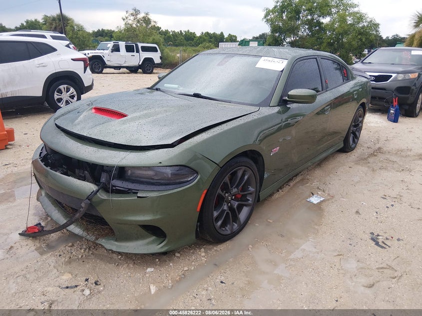 Vin: 2c3cdxgj2lh240714, lot: 46325103, dodge charger scat pack rwd 20202