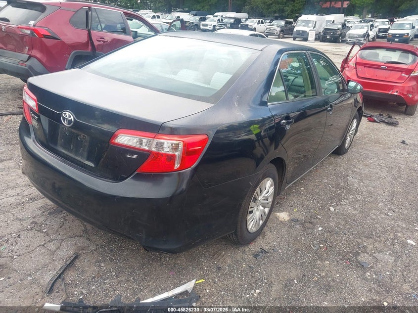 Vin: 4t1bf1fkxcu020738, lot: 46325111, toyota camry le 20124